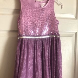 Lavender Justice size 12 sequin dress